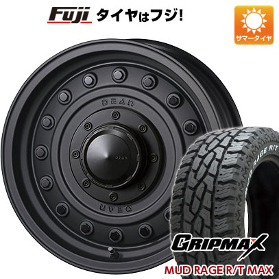 【新品】ジムニー 夏タイヤ ホイール4本セット 185/85R16 グリップマックス マッドレイジR/T MAX RWL(限定) クリムソン ディーン コロラド 16インチ(送料無料)