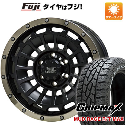 【新品国産5穴114.3車】 夏タイヤ ホイール4本セット 215/65R16 グリップマックス マッドレイジR/T MAX RWL(限定) ホットスタッフ バークレイハードロック ローガン 16インチ(送料無料) サマータイヤ