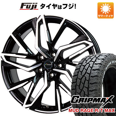 【新品国産5穴114.3車】 夏タイヤ ホイール4本セット 215/65R16 グリップマックス マッドレイジR/T MAX RWL(限定) ホットスタッフ クロノス CH-112 16インチ(送料無料) サマータイヤ