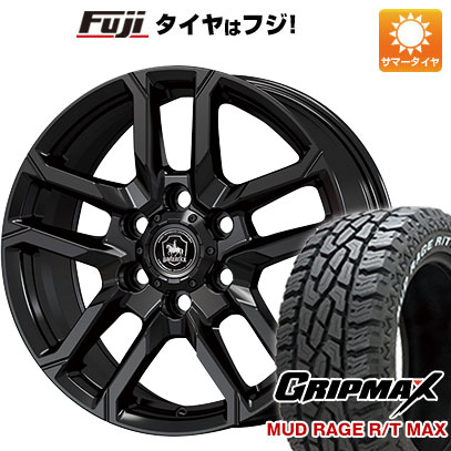 【新品】キャラバン 夏タイヤ ホイール4本セット 195R15C 107/105Q グリップマックス マッドレイジR/T MAX RWL(限定) コーセイ ベアロック バイソン 15インチ(送料無料)