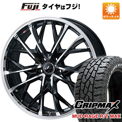 【新品国産5穴114.3車】 夏タイヤ ホイール4本セット 215/65R16 グリップマックス マッドレイジR/T MAX RWL(限定) WEDS ウェッズ レオニス MV 16インチ(送料無料) サマータイヤ