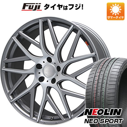 【新品】ヴェゼル・オデッセイ 夏タイヤ ホイール4本セット 225/35R20 ネオリン ネオスポーツ(限定) レアマイスター キャンティ(ガンメタマットポリッシュ) 20インチ(送料無料)