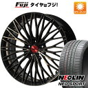 ヴェゼル・オデッセイ 夏タイヤ ホイール4本セット 225/35R20 ネオリン ネオスポーツ(限定) レアマイスター ティニャネロ(パールブラック/ブロンズクリア) 20インチ(送料無料)