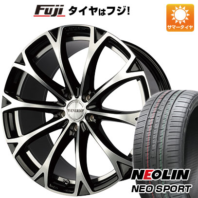 【新品国産5穴114.3車】 夏タイヤ ホイール4本セット 225/35R20 ネオリン ネオスポーツ(限定) ヴェネルディ レガート 20インチ(送料無料)