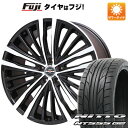 【パンク保証付き】【新品国産5穴114.3車】 夏タイヤ ホイール4本セット 225/45R18 ニットー NT555 G2 共豊 シャレン XR-75 モノブロック 18インチ(送料無料)