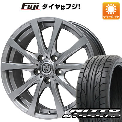 【パンク保証付き】【新品国産5穴100車】 夏タイヤ ホイール4本セット 215/45R17 ニット ...