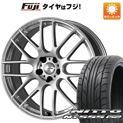 【パンク保証付き】【新品国産5穴114.3車】 夏タイヤ ホイール4本セット 235/35R20 ニットー NT555 G2 WORK ワーク エモーション M8R 20インチ(送料無料) サマータイヤ