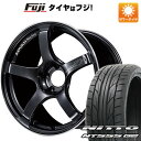 【パンク保証付き】【新品国産5穴114.3車】 夏タイヤ ホイール4本セット 225/45R18 ニットー NT555 G2 ヨコハマ アドバンレーシング TC4 18インチ(送料無料)