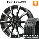 【パンク保証付き】【新品国産5穴114.3車】 夏タイヤ ホイール4本セット 225/40R18 ニットー NT555 G2 プレミックス アマルフィV Jr 18インチ(送料無料) サマータイヤ