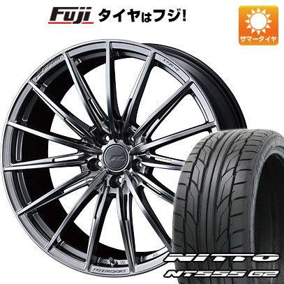 【パンク保証付き】【新品国産5穴114.3車】 夏タイヤ ホイール4本セット 245/30R20 ニットー NT555 G2 ウェッズ F-ZERO FZ-4 20インチ(送料無料)