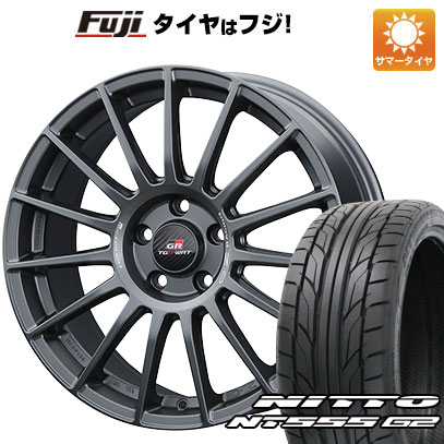 【パンク保証付き】【新品国産5穴114.3車】 夏タイヤ ホイール4本セット 235/35R20 ニットー NT555 G2 OZ スーパーツーリズモ TGR-WRT 20インチ(送料無料) サマータイヤ