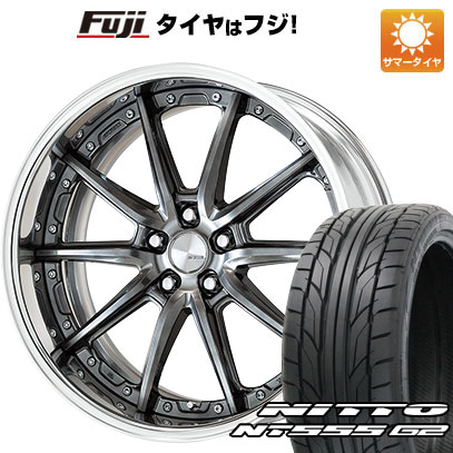 【パンク保証付き】【新品国産5穴114.3車】 夏タイヤ ホイール4本セット 235/35R20 ニットー NT555 G2 WORK ワーク ランベック LS10 20インチ(送料無料) サマータイヤ