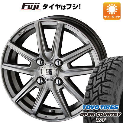 【新品 軽自動車】軽トラ 軽バン 夏タイヤ ホイール4本セット 145/80R12 80/78N トーヨー オープンカントリー R/T RBL 共豊 ザインSS 12インチ(送料無料)