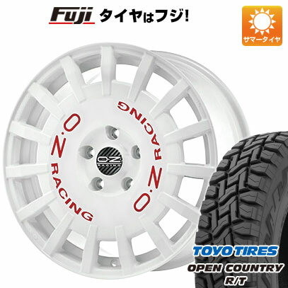 【取付対象】【送料無料】 225/65R17 17インチ OZ ラリーレーシング 7J 7.00-17 TOYO トーヨー OPEN COUNTRY R/T サマータイヤ ホイール4本セット