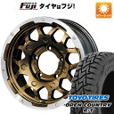  ジムニー 夏タイヤ ホイール4本セット 185/85R16 トーヨー オープンカントリー R/T RWL/RBL レアマイスター LMG MS-9W ブロンズリムポリッシュ 16インチ(送料無料)