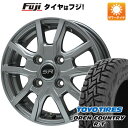  軽トラ 軽バン 夏タイヤ ホイール4本セット 145/80R12 80/78N トーヨー オープンカントリー R/T RBL ブランドル N52 12インチ(送料無料)