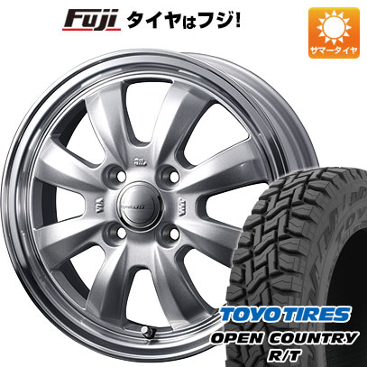 5/25はポイント最大42倍!! タフト ソリオ 夏タイヤ ホイール4本セット 165/65R15 トーヨー オープンカントリー R/T RWL/RBL ウェッズ グラフト 8S 15インチ(送料無料)