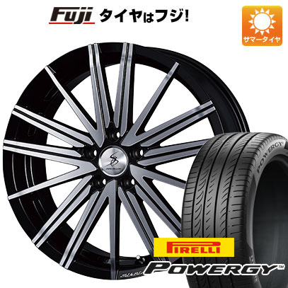 【新品国産5穴100車】 夏タイヤ ホイール4本セット 225/40R19 ピレリ パワジー ケースペック SILK BLAZE ヴォルツァ 19インチ(送料無料) サマータイヤ