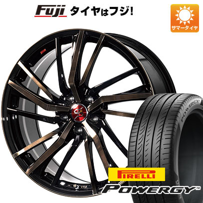 【新品国産5穴100車】 夏タイヤ ホイール4本セット 245/45R19 ピレリ パワジー プレミックス ドルチェ3x5(ブロンズクリア) 19インチ(送料無料)