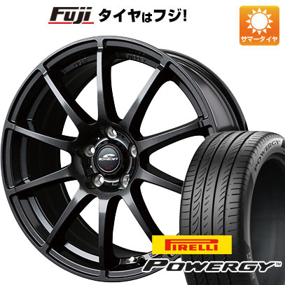 フリード 5穴/114 夏タイヤ ホイール4本セット 185/65R15 ピレリ パワジー MID シュナイダー スタッグ 15インチ(送料無料)