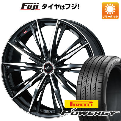 【新品国産車用5穴114.3】 夏タイヤ ホイール4本セット 245/35R19 ピレリ パワジー WEDS ウェッズ レオニス GX 19インチ(送料無料)
