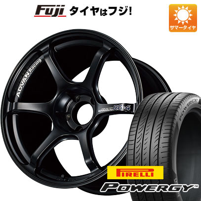 【新品国産5穴114.3車】 夏タイヤ ホイール4本セット 225/45R18 ピレリ パワジー ヨコハマ アドバンレーシング RG4 18インチ(送料無料) サマータイヤ