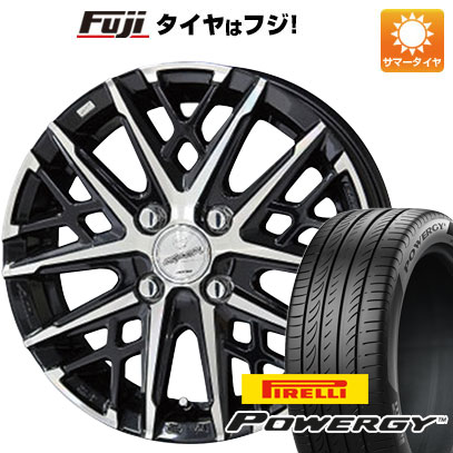 【新品国産車用4穴100】 夏タイヤ ホイール4本セット 175/65R15 ピレリ パワジー 共豊 スマック グレイヴ 15インチ(送料無料)