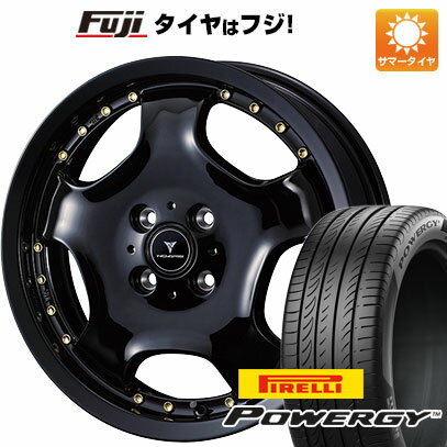 【新品国産車用5穴114.3】 夏タイヤ ホイール4本セット 225/45R18 ピレリ パワジー WEDS ウェッズ ノヴァリス アセット D1 18インチ(送料無料)