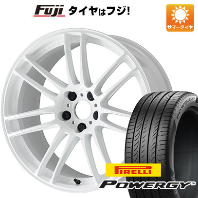 【新品国産5穴100車】 夏タイヤ ホイール4本セット 225/40R19 ピレリ パワジー WORK ワーク エモーション ZR7 19インチ(送料無料) サマータイヤ