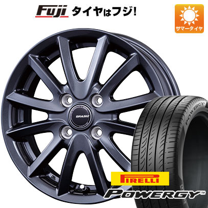 【新品国産4穴100車】 夏タイヤ ホイール4本セット 195/55R15 ピレリ パワジー コーセイ クレイシズ VS6【限定】 15インチ(送料無料)