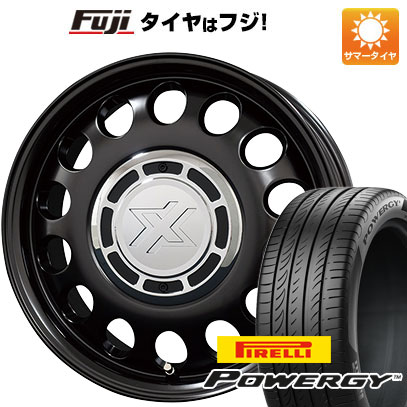 【新品国産車用5穴100】 夏タイヤ ホイール4本セット 195/65R15 ピレリ パワジー コスミック クロスブラッド スティール トヨタ車専用 15インチ(送料無料)