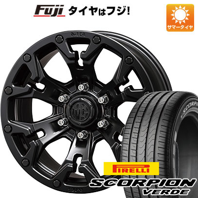 【新品国産5穴114.3車】 夏タイヤ ホイール4本セット 215/70R16 ピレリ スコーピオン ヴェルデ クリムソン マーテルギア(MG) ゴーレム 16インチ(送料無料)