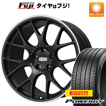 【新品国産車用5穴114.3】 夏タイヤ ホイール4本セット 245/35R20 ピレリ パワジー BBS GERMANY CH-R サテンブラック 20インチ(送料無料)
