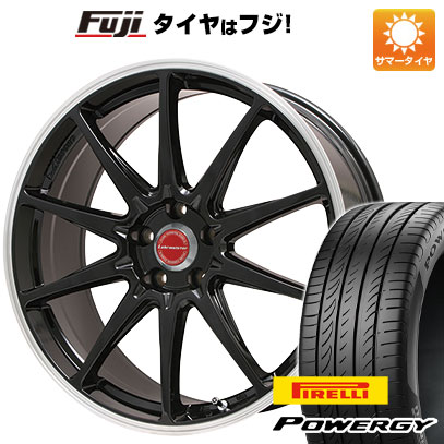 【新品国産5穴100車】 夏タイヤ ホイール4本セット 205/55R16 ピレリ パワジー レアマイスター LMスポーツRS10(グロスブラックリムポリッシュ) 16インチ(送料無料)