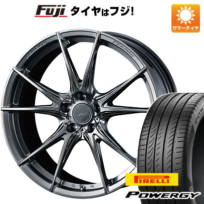 【新品国産車用5穴114.3】 夏タイヤ ホイール4本セット 225/45R18 ピレリ パワジー WEDS ウェッズ F-ZERO FZ-2 18インチ(送料無料)
