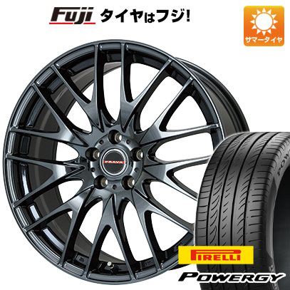 【新品国産車用5穴114.3】 夏タイヤ ホイール4本セット 245/40R20 ピレリ パワジー ビッグウエイ レイシーン プラバ9M(BMC) 20インチ(送料無料)