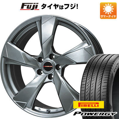 【新品国産5穴114.3車】 夏タイヤ ホイール4本セット 245/45R19 ピレリ パワジー プレミックス ヴェランV(クロームハイパーシルバー) 19インチ(送料無料)