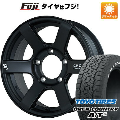 5/15限定!エントリーでポイント最大39倍! 【新品】ジムニー 夏タイヤ ホイール4本セット 175/80R16 トーヨー オープンカントリー A/T III RWL/RBL ドゥオール CST ZERO-1 ハイパーJ6 16インチ(送料無料)