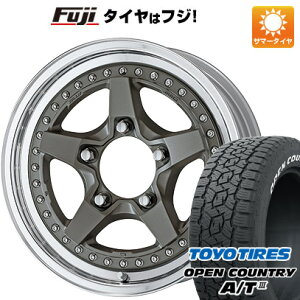 【新品】ジムニーシエラ 夏タイヤ ホイール4本セット 225/70R16 トーヨー オープンカントリー A/T III RBL ワーク クラッグ ガルバトレ2 16インチ(送料無料)