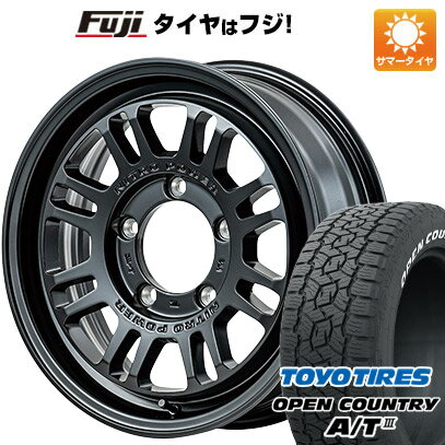 6/5限定!エントリーでポイント最大44倍! 【新品】ジムニー 夏タイヤ ホイール4本セット 175/80R16 トーヨー オープンカントリー A/T III RWL/RBL MID ナイトロパワー M16 アサルト 16インチ(送料無料)