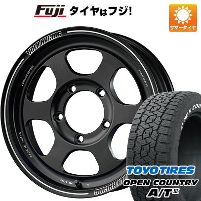 【新品】ジムニー 夏タイヤ ホイール4本セット 175/80R16 トーヨー オープンカントリー A/T III RBL レイズ ボルクレーシング TE37XT FOR J 16インチ(送料無料)