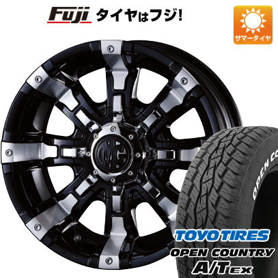 6/5限定!エントリーでポイント最大44倍! 【新品】ジムニーシエラ 夏タイヤ ホイール4本セット 215/70R16 トーヨー オープンカントリー A/T EX クリムソン マーテルギア(MG) ビースト 16インチ(送料無料)