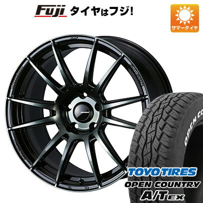  夏タイヤ ホイール4本セット 235/60R18 トーヨー オープンカントリー A/T EX ウェッズ ウェッズスポーツ SA-62R 18インチ(送料無料)