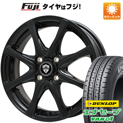 【新品】プロボックス/サクシード(160系) 夏タイヤ ホイール4本セット 155/80R14 88/86N ダンロップ エナセーブ VAN01 エルベ エステローザ FSV 14インチ(送料無料)