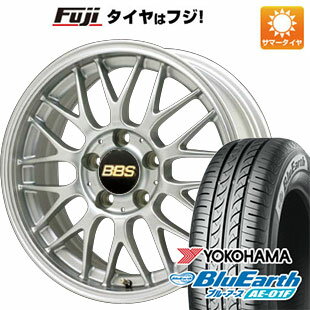 【新品国産5穴114.3車】 夏タイヤ ホイール4本セット 215/60R16 ヨコハマ ブルーアース AE-01F BBS JAPAN RG-F 16インチ(送料無料) サマータイヤ