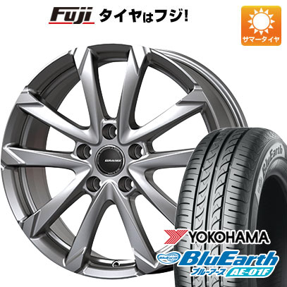 【新品国産5穴114.3車】 夏タイヤ ホイール4本セット 195/65R15 ヨコハマ ブルーアース AE-01F コーセイ クレイシズ GC36F 15インチ(送料無料)