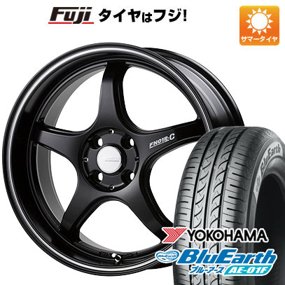 【新品国産4穴100車】 夏タイヤ ホイール4本セット 185/55R16 ヨコハマ ブルーアース AE-01F ゴジゲン PROレーサー FN01R-C STV 16インチ(送料無料) サマータイヤ