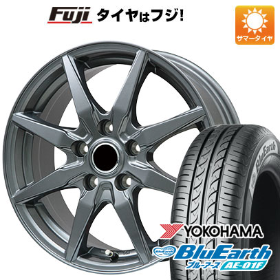 【新品国産5穴114.3車】 夏タイヤ ホイール4本セット 205/60R16 ヨコハマ ブルーアース AE-01F ブランドル CJ28 16インチ(送料無料) サマータイヤ
