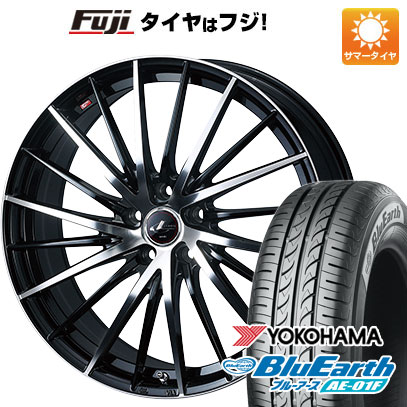 【新品国産5穴114.3車】 夏タイヤ ホイール4本セット 205/55R16 ヨコハマ ブルーアース AE-01F WEDS ウェッズ レオニス FR 16インチ(送料無料) サマータイヤ