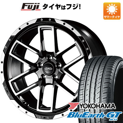 【新品国産5穴100車】 夏タイヤ ホイール4本セット 225/35R19 ヨコハマ ブルーアース GT AE51 ギャルソン ツェンレイン ヴォーグ 19インチ(送料無料) サマータイヤ